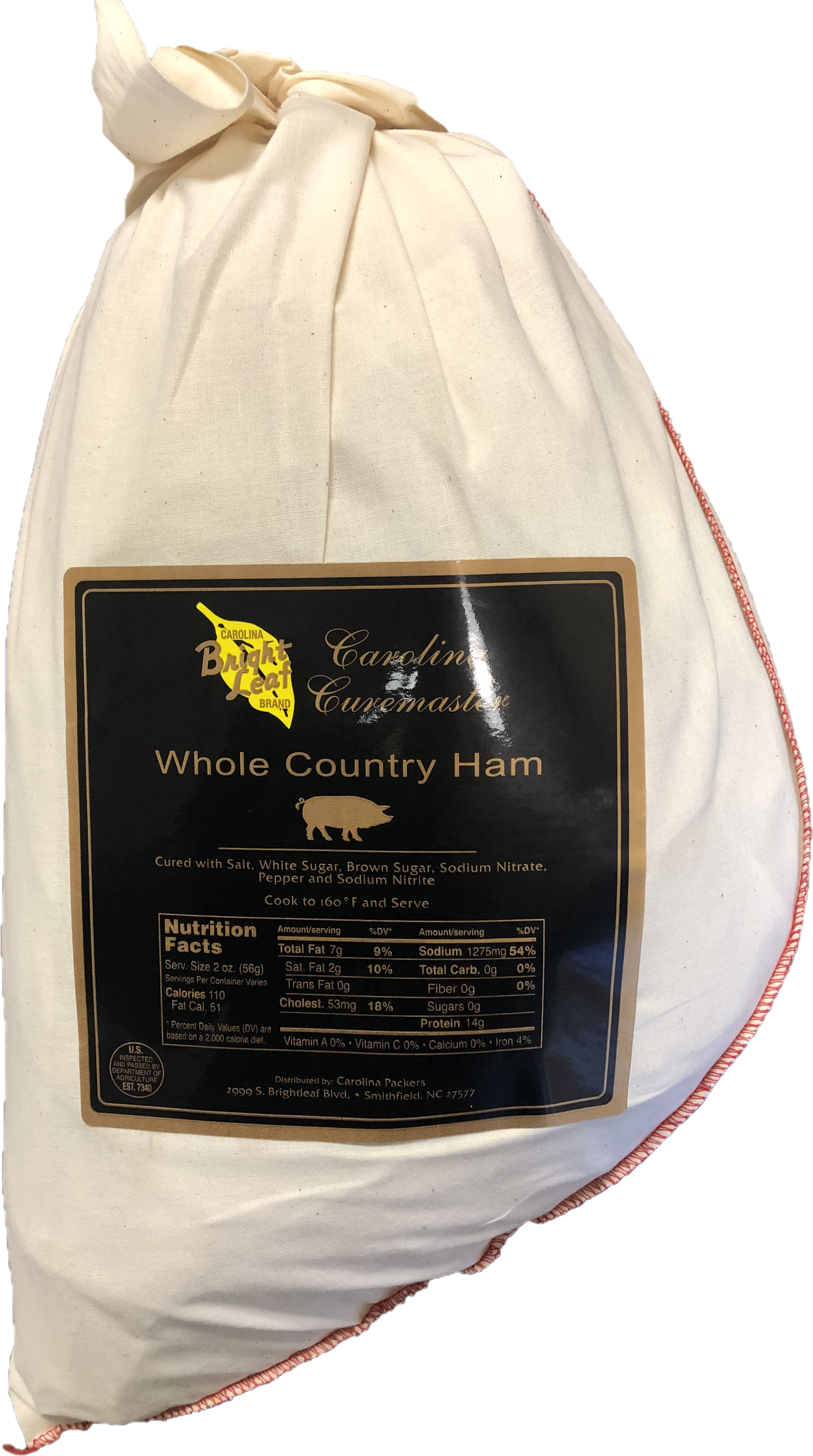 Whole Bone-In Cured Country Ham (FREE SHIPPING)