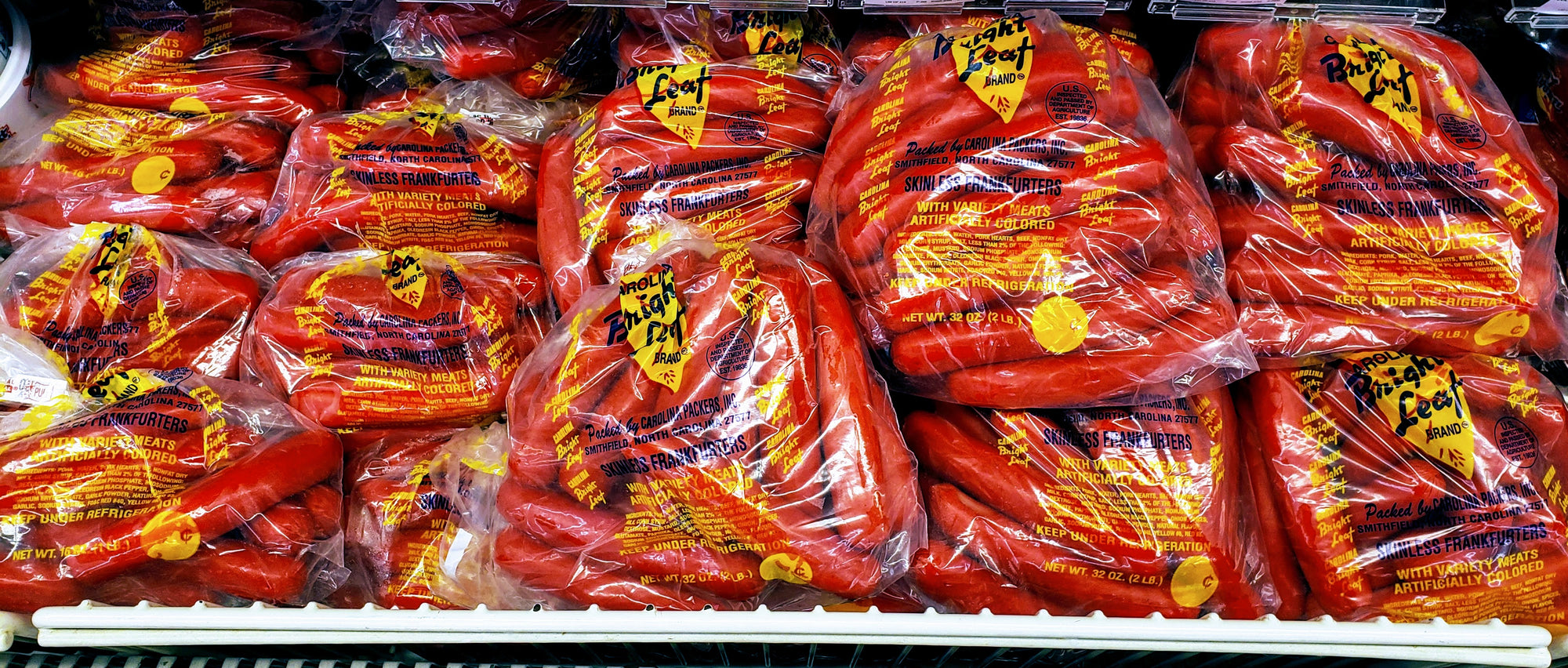 The Original Bright Leaf Hot Dogs in a Bag