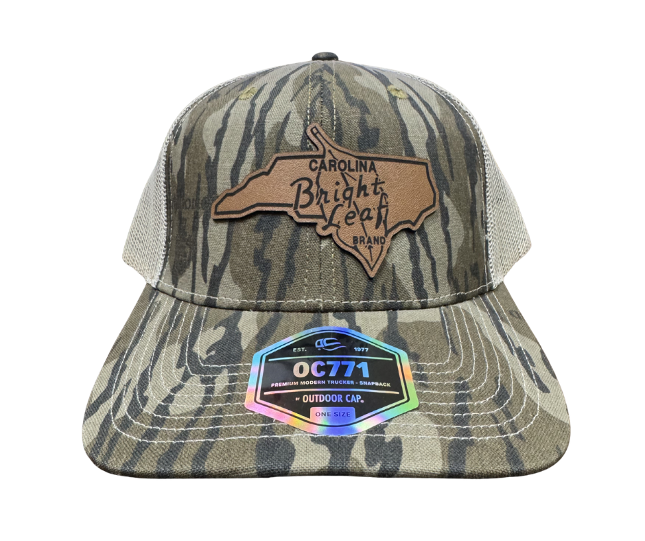 *NEW* Mossy Oak - Bottomland / Loden (Tan) Mesh Snapback Hat