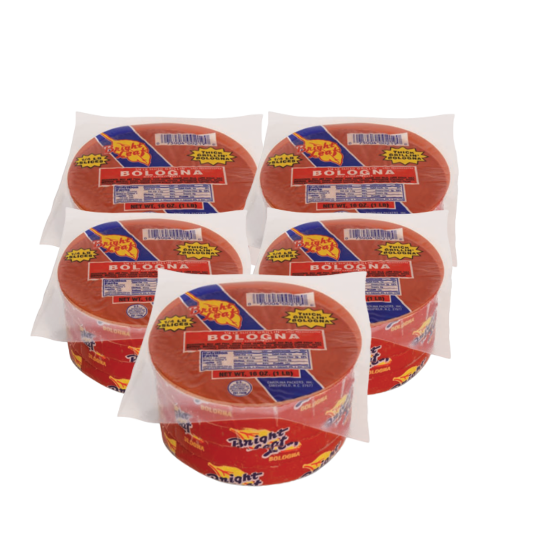 Bright Leaf Thick Grillin' Bologna (5 -1 lb Packages)
