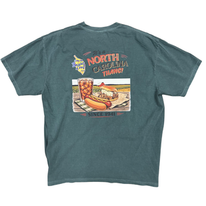 Bright Leaf T-Shirt: It's a North Carolina Thang! (Green & Blue Spruce)