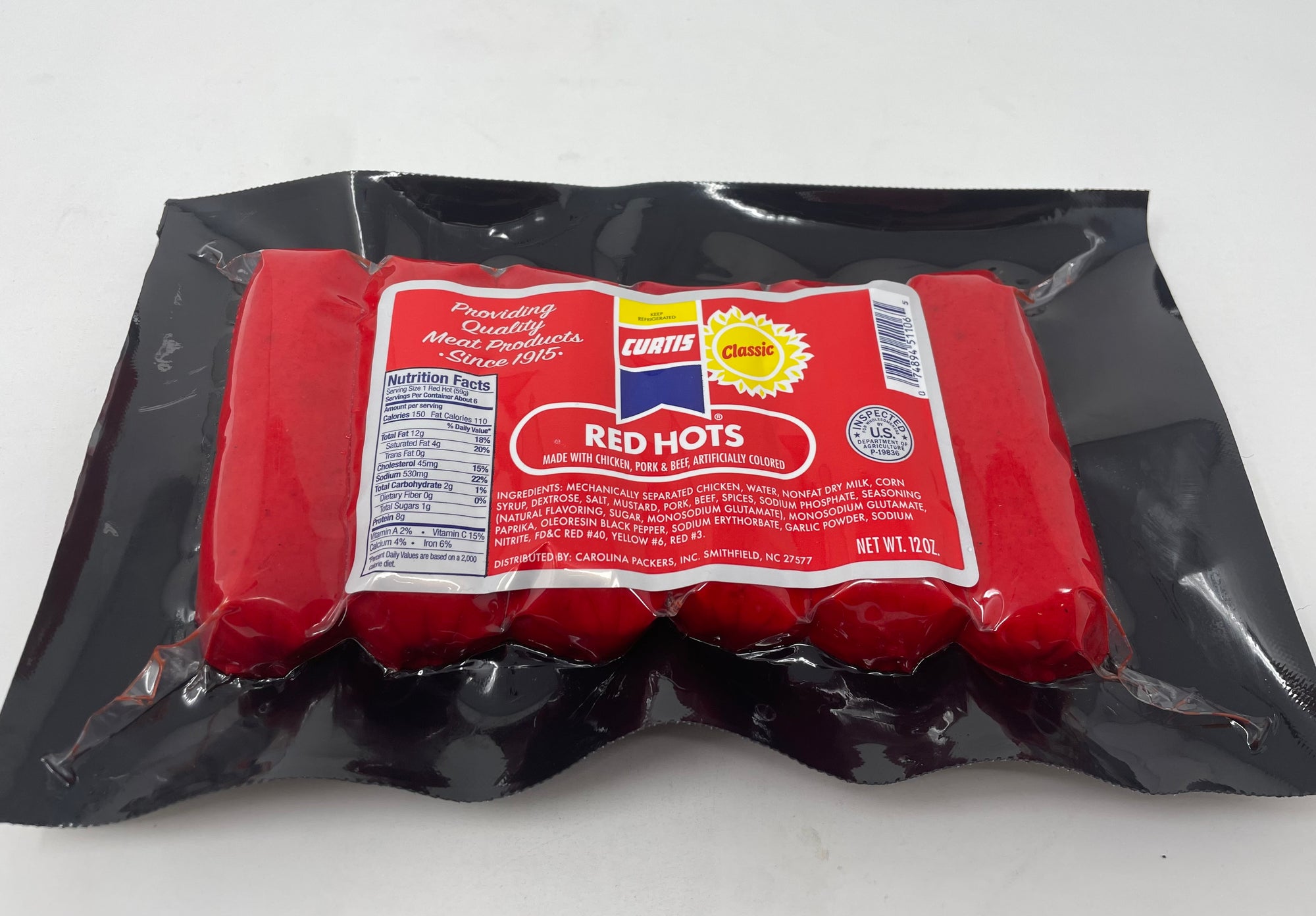Curtis 12 oz. Red Hots (8 - packages)