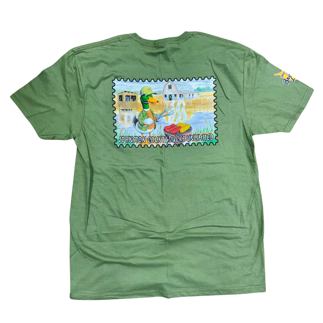 JoCo Ducks Unlimited Collection: Bright Leaf Hot Dogs (Green)