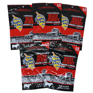 Bright Leaf Beef Jerky- Tender Teriyaki (2 oz. Grab & Go Bags)