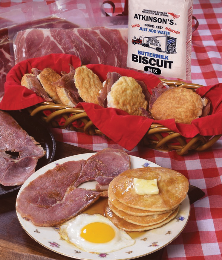 Carolina Curemaster Country Ham Sampler (1-CENTERS, 1- BISCUIT SLICE, 1-BISCUIT MIX)