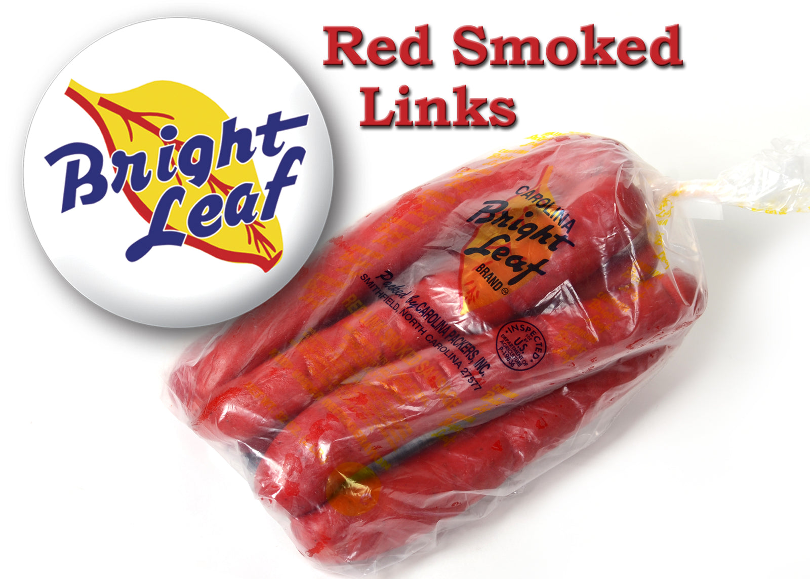 Bright Leaf Red Smoked Sausage (3- 2 lb Packages)