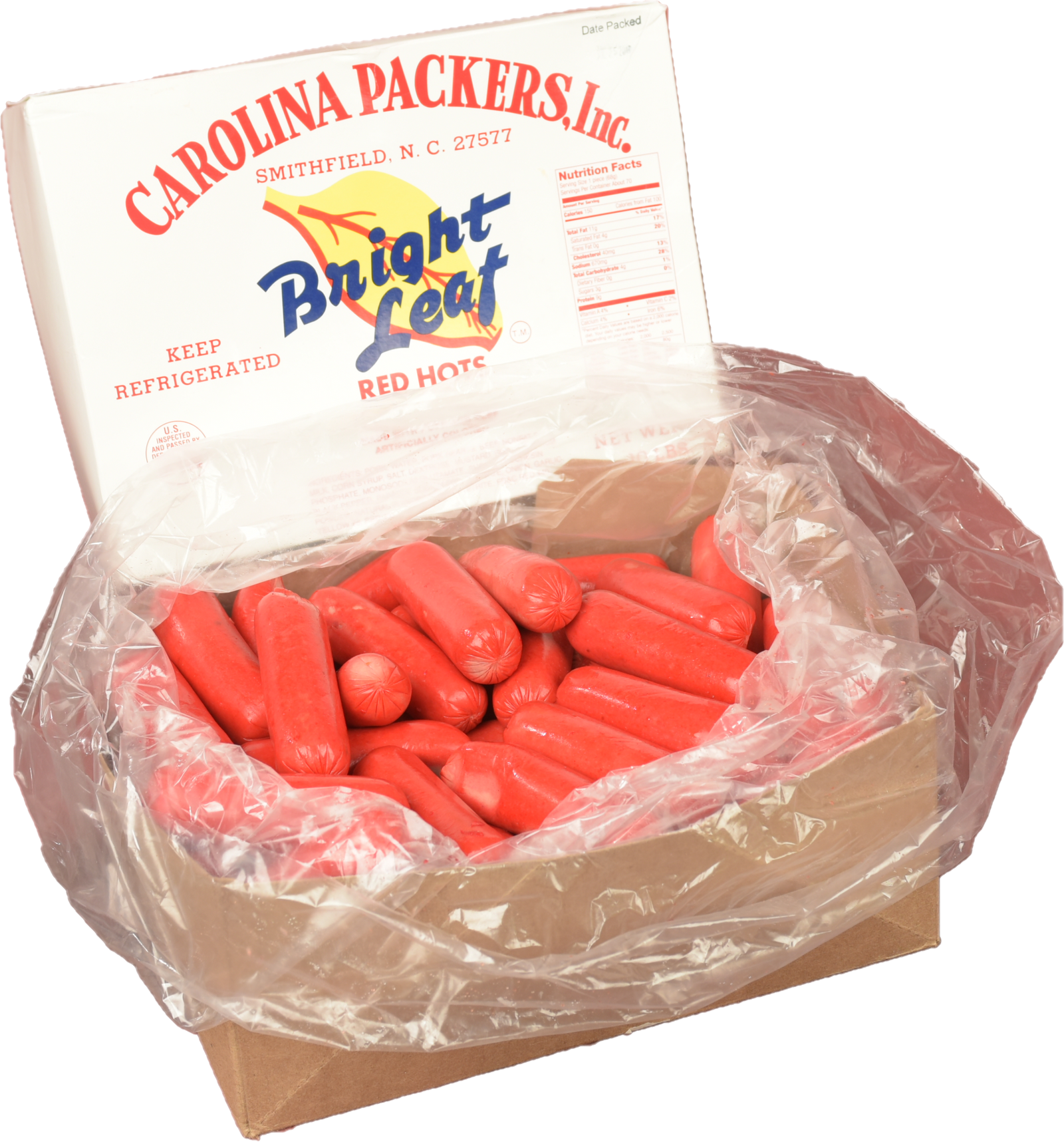 Bright Leaf Red Hots 10 LB Box (about 80 red hots)