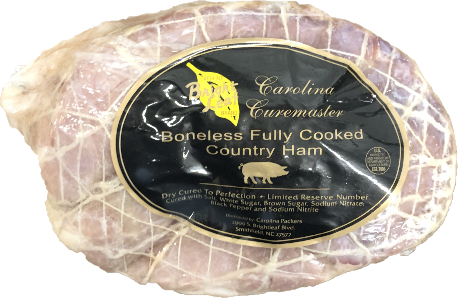 Bright Leaf Carolina Curemaster Boneless Cooked Country Ham (8 lbs)